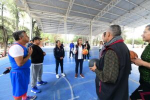 Revisan autoridades municipales funcionamiento y acceso de unidades deportivas Revisan autoridades municipales funcionamiento y acceso de unidades deportivas