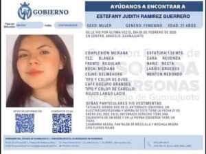 Localizan sin vida a Estefany Judith, paramédica de la Cruz Roja en Abasolo Localizan sin vida a Estefany Judith, paramédica de la Cruz Roja en Abasolo