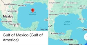 Sheinbaum considera demandar a Google por renombrar el Golfo de México como ‘Golfo de América’ Sheinbaum considera demandar a Google por renombrar el Golfo de México como ‘Golfo de América’