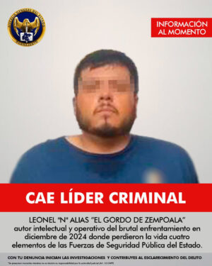Capturan a «El Gordo de Zempoala» presunto líder criminal ligado a hechos violentos en Guanajuato Capturan a «El Gordo de Zempoala» presunto líder criminal ligado a hechos violentos en Guanajuato