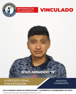 Captura FGE a presunto extorsionador de Irapuato Captura FGE a presunto extorsionador de Irapuato