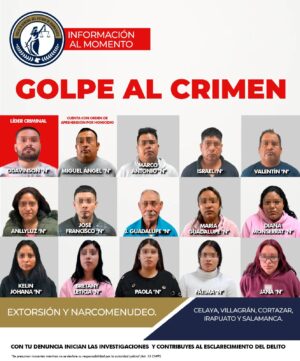 Cae líder criminal en Guanajuato; desmantelan red de extorsión y narcomenudeo Cae líder criminal en Guanajuato; desmantelan red de extorsión y narcomenudeo