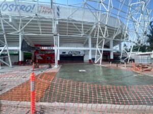 Avanza remodelación del estadio Sergio León Chávez: obra presenta un 94% de progreso Avanza remodelación del estadio Sergio León Chávez: obra presenta un 94% de progreso