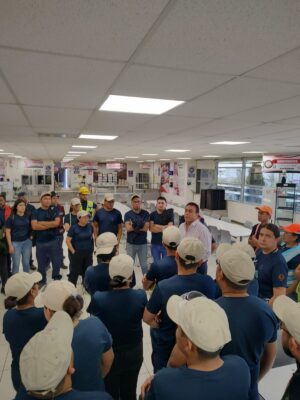 Trabajadores de TGIMX se manifiestan por falta de reparto de utilidades Trabajadores de TGIMX se manifiestan por falta de reparto de utilidades