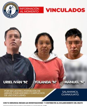 RESCATAN A VÍCTIMA DE SECUESTRO Y DETIENEN A SEIS PERSONAS EN SALAMANCA RESCATAN A VÍCTIMA DE SECUESTRO Y DETIENEN A SEIS PERSONAS EN SALAMANCA