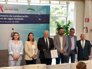 Firman convenio para reutilizar agua tratada en Villas de Irapuato; buscan aliviar estrés hídrico Firman convenio para reutilizar agua tratada en Villas de Irapuato; buscan aliviar estrés hídrico