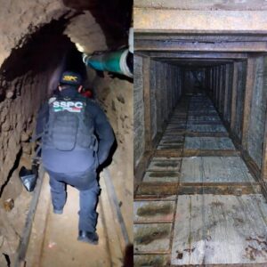 Descubren túnel de 600 m desde Tijuana a San Diego Descubren túnel de 600 m desde Tijuana a San Diego