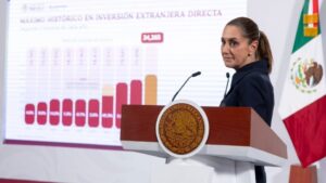 “Ni los aranceles pudieron con la economía mexicana”, presume Sheinbaum “Ni los aranceles pudieron con la economía mexicana”, presume Sheinbaum
