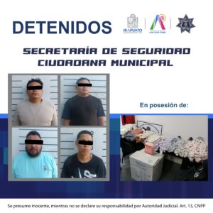 Intentan llevarse mercancía para bebé sin pagar y acaban tras las rejas en Irapuato Intentan llevarse mercancía para bebé sin pagar y acaban tras las rejas en Irapuato