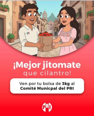 PRI Salamanca reparte jitomate gratis en respuesta a entrega de cilantro del DIF PRI Salamanca reparte jitomate gratis en respuesta a entrega de cilantro del DIF