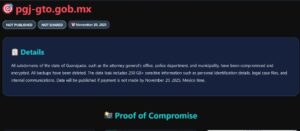 Filtran más de 10GB de datos de la Fiscalía de Guanajuato Filtran más de 10GB de datos de la Fiscalía de Guanajuato