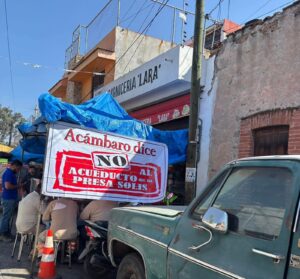 Conflicto hídrico frena megaobra: Protestas en Guanajuato detienen Acueducto Solís-León Conflicto hídrico frena megaobra: Protestas en Guanajuato detienen Acueducto Solís-León