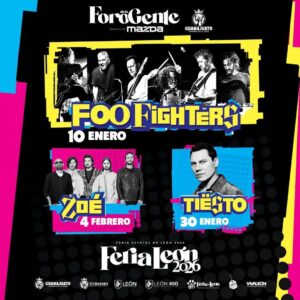 Cartelera de impacto: Foo Fighters y Zoé encabezan el Foro de la Gente en la Feria de León 2026 Cartelera de impacto: Foo Fighters y Zoé encabezan el Foro de la Gente en la Feria de León 2026