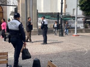 Fuerzas estatales realizan labores de proximidad ciudadana en el centro de Salamanca Fuerzas estatales realizan labores de proximidad ciudadana en el centro de Salamanca
