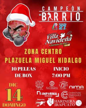 T Informa Noticias, presentes en el “Campeón de Barrio” de Jesús Saracho en Irapuato T Informa Noticias, presentes en el “Campeón de Barrio” de Jesús Saracho en Irapuato