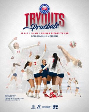 FRESERAS VOLEIBOL ABRE TRYOUT OFICIAL PARA DETECTAR NUEVO TALENTO FRESERAS VOLEIBOL ABRE TRYOUT OFICIAL PARA DETECTAR NUEVO TALENTO