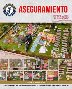 Desmantelan laboratorio clandestino de drogas en León tras cateo de la FGE Desmantelan laboratorio clandestino de drogas en León tras cateo de la FGE