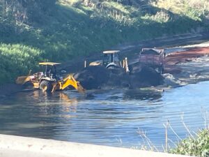 Denuncian daño a bordo del río Lerma por extracción de arena en Salamanca Denuncian daño a bordo del río Lerma por extracción de arena en Salamanca