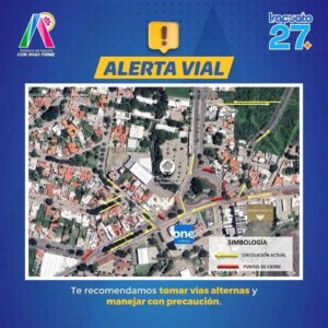 Cierres y cambios viales por fase final de obra en bulevar a Villas de Irapuato Cierres y cambios viales por fase final de obra en bulevar a Villas de Irapuato