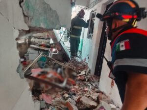 Explosión por fuga de gas deja una persona lesionada en Irapuato Explosión por fuga de gas deja una persona lesionada en Irapuato