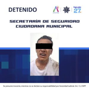Detienen a hombre por incendiar vivienda con personas dentro en Irapuato Detienen a hombre por incendiar vivienda con personas dentro en Irapuato