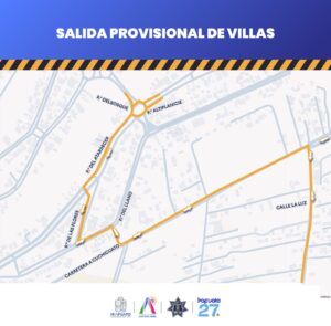 Habilitan salida alterna en Villas de Irapuato por cierres en obra del bulevar Habilitan salida alterna en Villas de Irapuato por cierres en obra del bulevar
