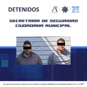 Detienen a dos sujetos tras asalto a laboratorio en Irapuato Detienen a dos sujetos tras asalto a laboratorio en Irapuato