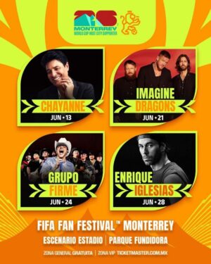 Monterrey quiere vivir el Mundial como una fiesta total: anuncia FIFA Fan Festival con conciertos y pantallas gigantes Monterrey quiere vivir el Mundial como una fiesta total: anuncia FIFA Fan Festival con conciertos y pantallas gigantes