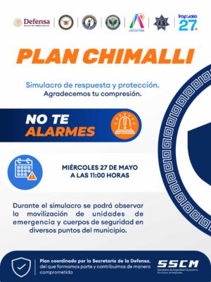 Realizarán simulacro preventivo en distintos puntos de Irapuato este 27 de mayo Realizarán simulacro preventivo en distintos puntos de Irapuato este 27 de mayo