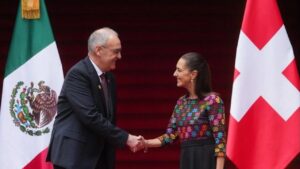 Claudia Sheinbaum recibe al presidente de Suiza en Palacio Nacional Claudia Sheinbaum recibe al presidente de Suiza en Palacio Nacional