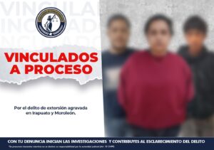 Tres personas enfrentan proceso por presunta extorsión en Irapuato y Moroleón Tres personas enfrentan proceso por presunta extorsión en Irapuato y Moroleón