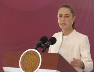 Sheinbaum descarta relación directa entre ataque a casa de diseñadora muxe y detención del alcalde de Juchitán Sheinbaum descarta relación directa entre ataque a casa de diseñadora muxe y detención del alcalde de Juchitán