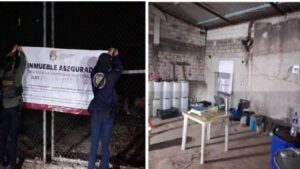 Localizan presunto laboratorio clandestino y uniformes policiales durante cateo en Nayarit Localizan presunto laboratorio clandestino y uniformes policiales durante cateo en Nayarit